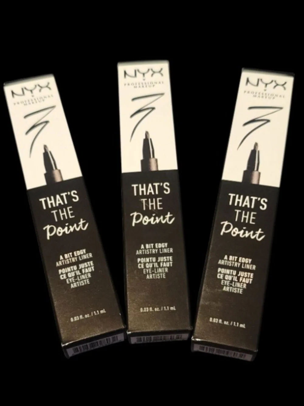 NYX That’s The Point Artistry Liner - Black (3 Pack)